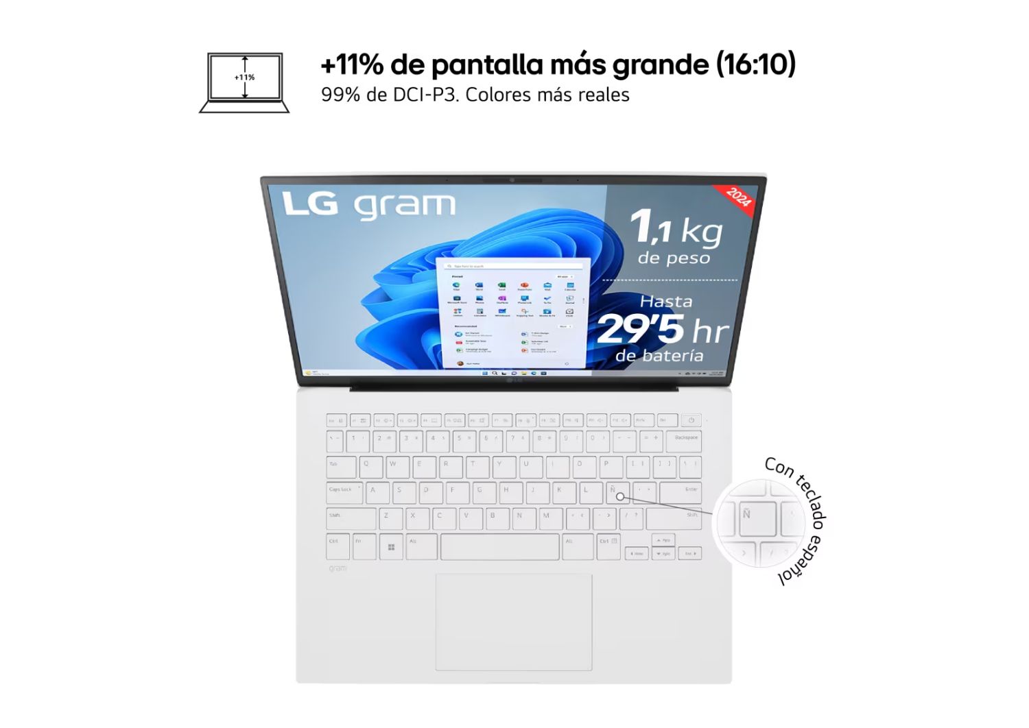 14ZD90S-G.AX75B - Porttil LG Gram Ultra 7-155H 16Gb 512Gb SSD 14