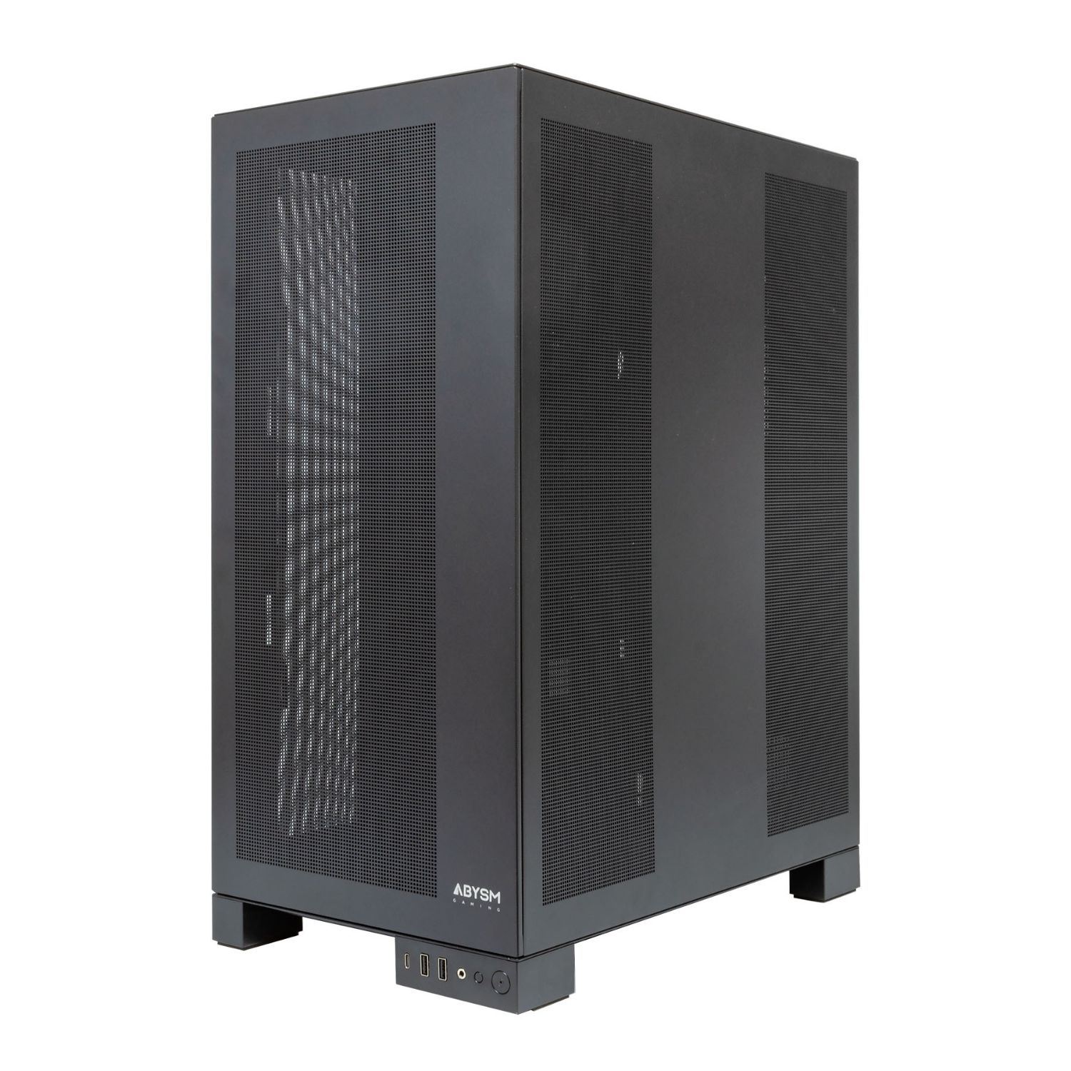 AB125801 - Caja Abysm AI PRO 100 2xUSB-A 3.0 1xUSB-C 3.1 ATX mATX EATX Mini-ITX Negra (AB125801)