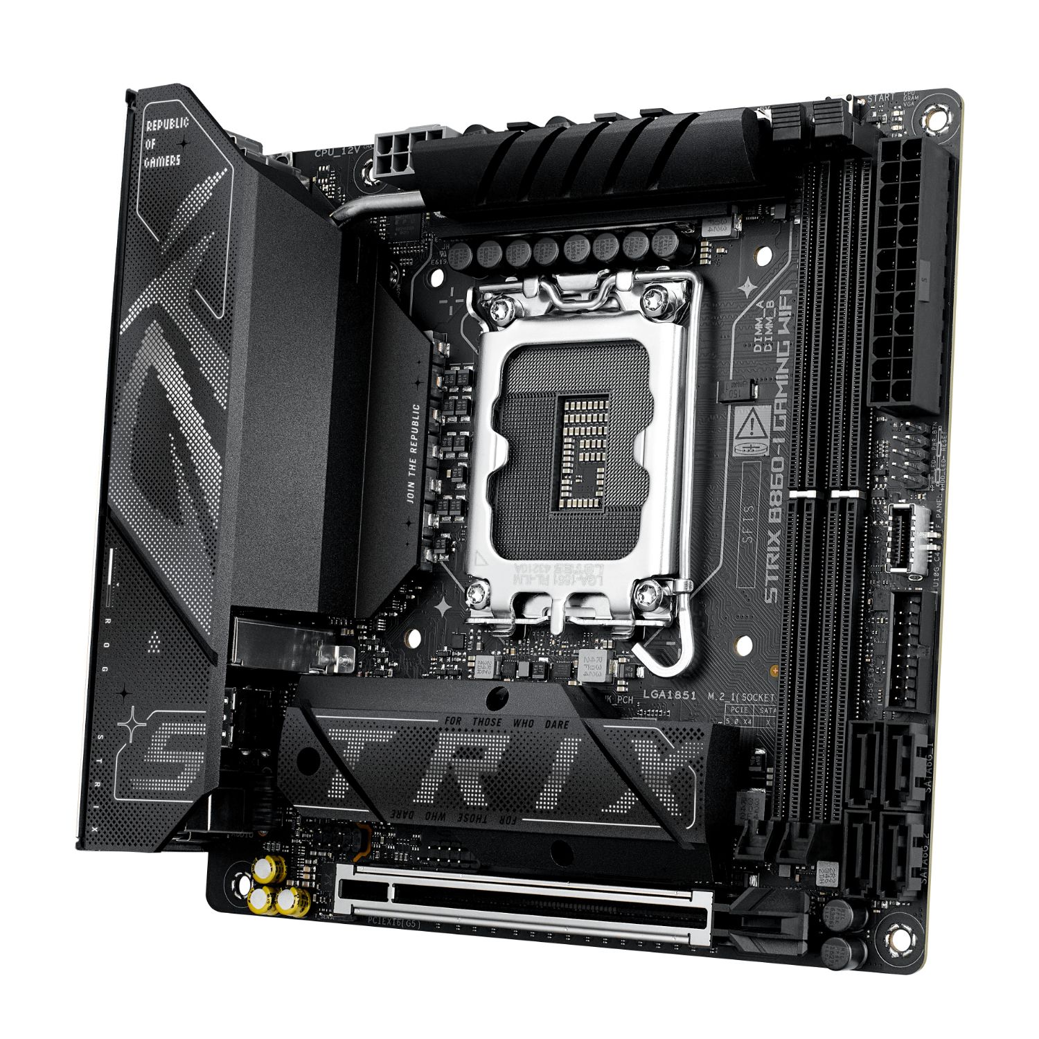 90MB1JB0-M0EAY0 - ASUS ROG STRIX B860-I GAMING WIFI: (LGA1851) 2DDR5 HDMI DP 4SATA6 Usb-C Usb-A Mini-ITX (90MB1JB0-M0EAY0)