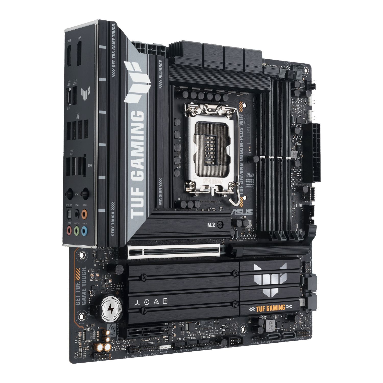 90MB1JV0-M0EAY0 - Placa base ASUS TUF GAMING B860M-PLUS WIFI: (LGA1851) 4DDR5 HDMI DP 4SATA3 (90MB1JV0-M0EAY0)
