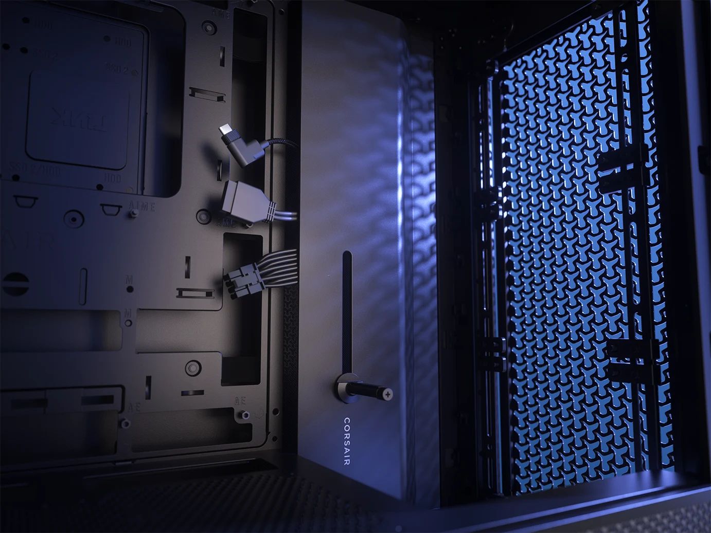 CC-9011290-WW - Caja Gaming Corsair Frame 4000D Ventana Lateral de Cristal Templado 2xUSB-A 3.0 1xUSB-C 3.1 ATX EATX mATX Mini-ITX Negra (CC-9011290-WW)