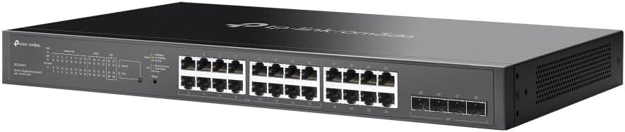 SG2428LP - Switch TP-Link 16xPoE+ 8xRJ45 4xSFP GbE Rack Negro (SG2428LP)