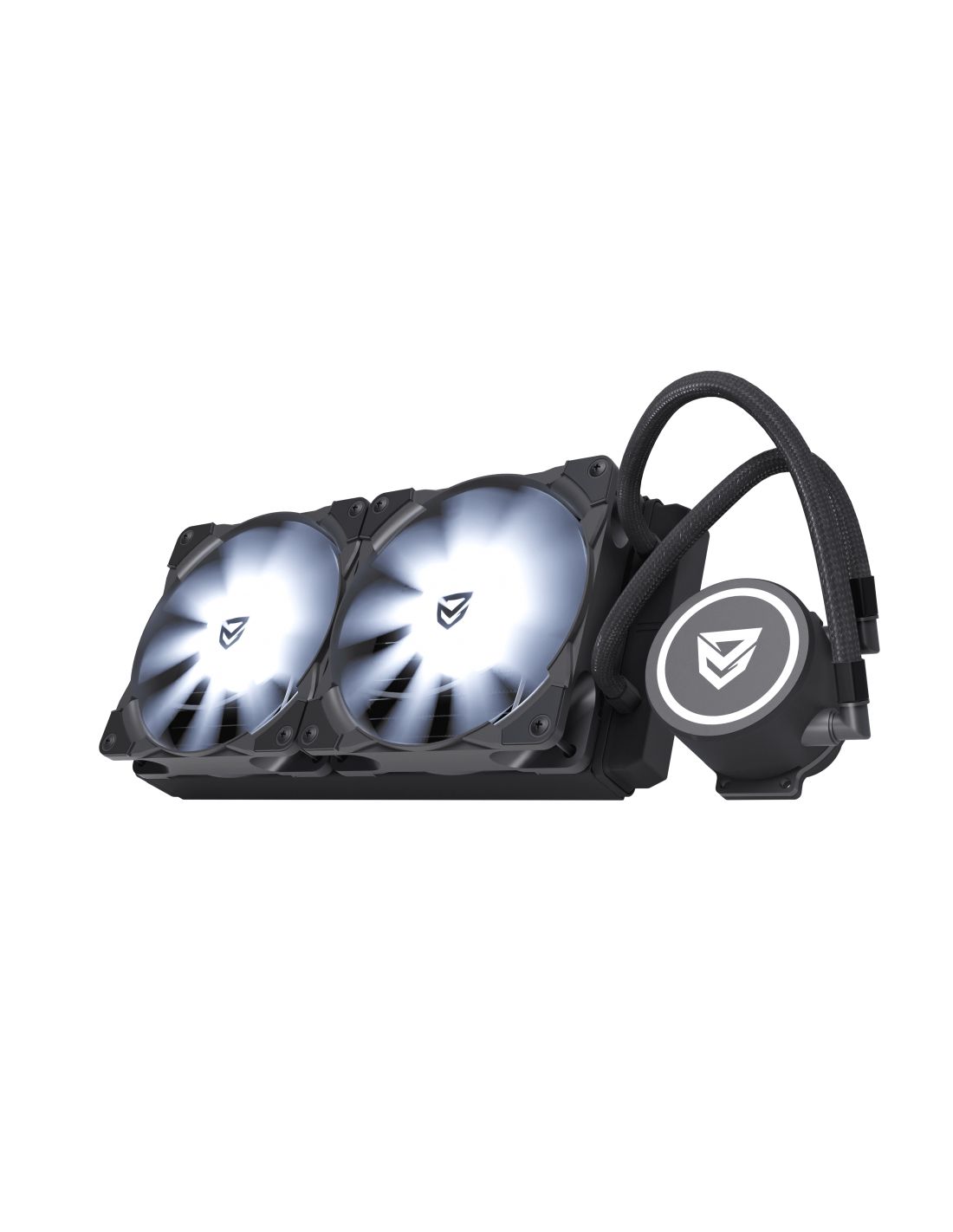 NF-WC-HYDRUSV2-240W - Refrigeracion Lquida CPU Nfortec Multisocket 2x120mm LED Blanca (NF-WC-HYDRUSV2-240W)