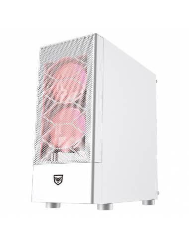 NF-CS-CAELUM-WHITE - Caja Nfortec Caelum Ventana Lateral de Cristal Templado 2xUSB 2.0 1xUSB 3-0 RGB ATX mATX ITX Blanca (NF-CS-CAELUM-WHITE)