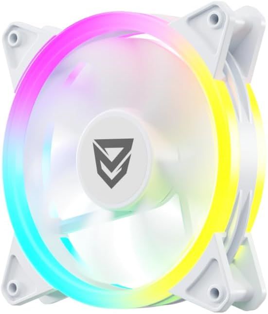 NF-SFAN-DRACO12W-ARGB - Ventilador Nfortec Draco X 120mm ARGB Blanco (NF-SFAN-DRACO12W-ARGB)