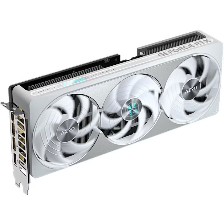9VN5080AO-00-G10 - Tarjeta Grfica GIGABYTE Nvidia GeForce RTX 5080 AERO OC SFF 16Gb GDDR7 3xDP 1xHDMI PCIe 5.0 OpenGL 4.6 DirectX 12.0 (9VN5080AO-00-G10)