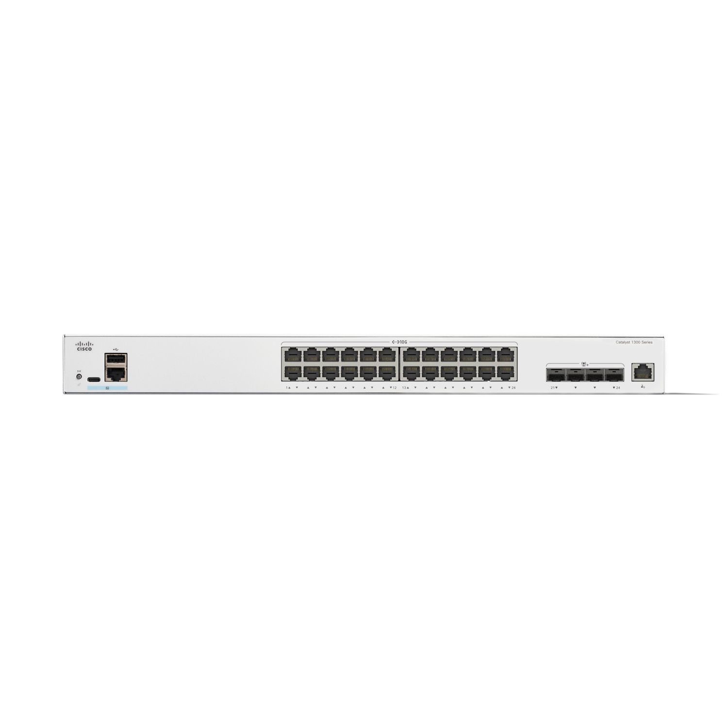 C1300-24XT - Conmutador Cisco Catalyst 20p Ethernet 10GbE 4xSPF+ Rack Gris (C1300-24XT)