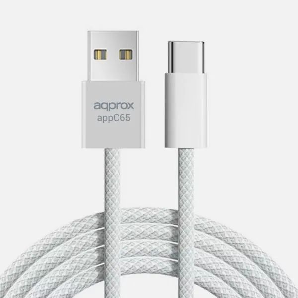 APPC65 - Cable Approx USB-A a USB-C 1m Blanco (APPC65)