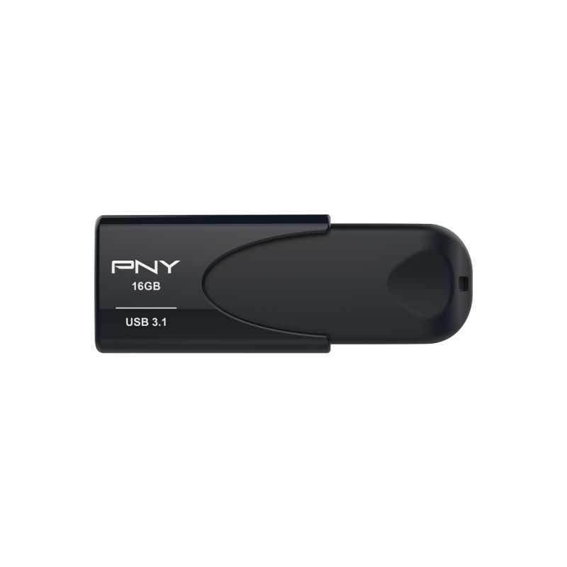 FD16GATT431KK-EF - Pendrive PNY Attach 4 16Gb USB-A 2.0 Lectura 80 Mb/s Escritura 20 Mb/s Negro (FD16GATT431KK-EF)
