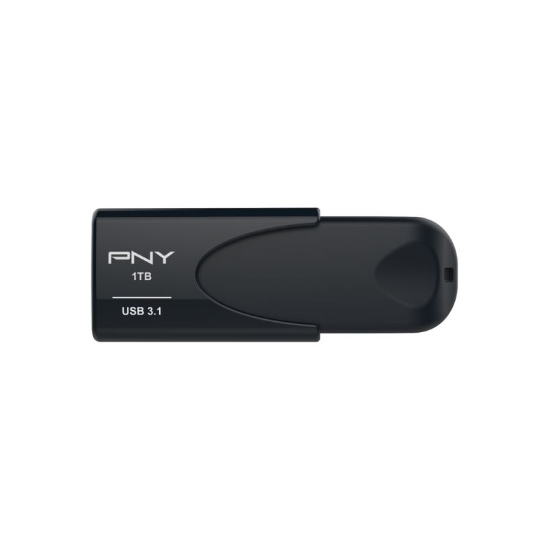FD1TBATT431KK-EF - Pendrive PNY Attach 4 1Tb USB-A 2.0 Lectura 80 Mb/s Escritura 20 Mb/s Negro (FD1TBATT431KK-EF)