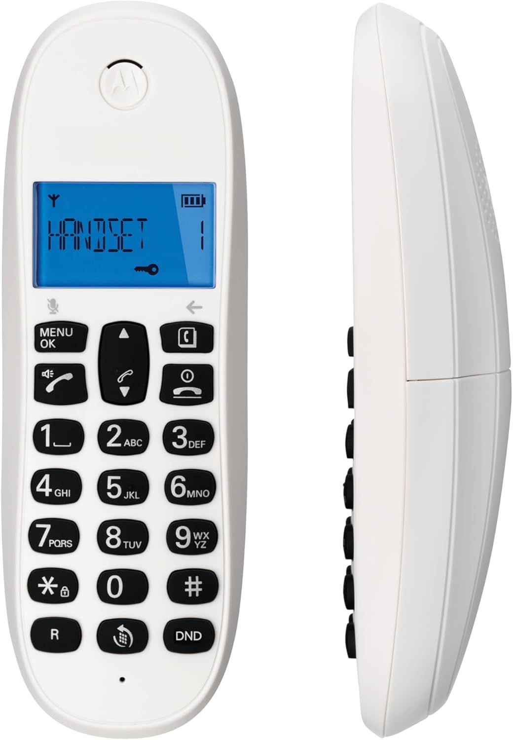 107C1001CBW+ - Telfono Inalmbrico Motorola C1001CB+ LCD DECT Digital Blanco (107C1001CBW+)