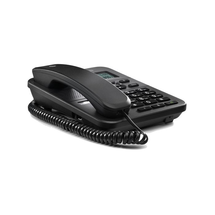 107CT202BLACK - Telfono Fijo Motorola CT202 LCD Analgico Escritorio Negro (107CT202BLACK)