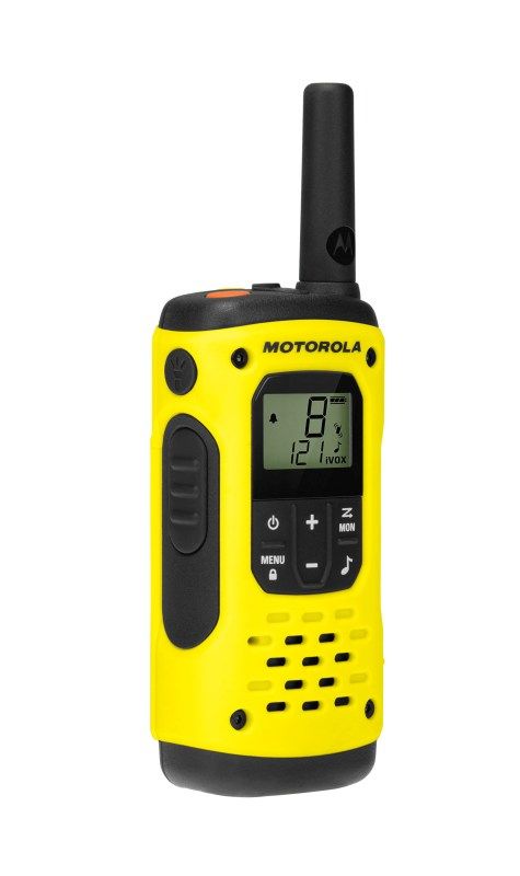 A9P00811YWCMAG - Walkie Talkie Motorola T92 LCD 16 Canales mUSB 10000m Negro/Amarillo (59T92H2OPACK)