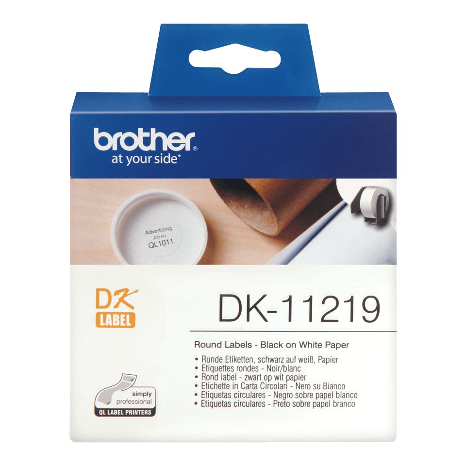 DK11219 - Etiquetas BROTHER 29x90mm 1200 Unidades (DK11219)