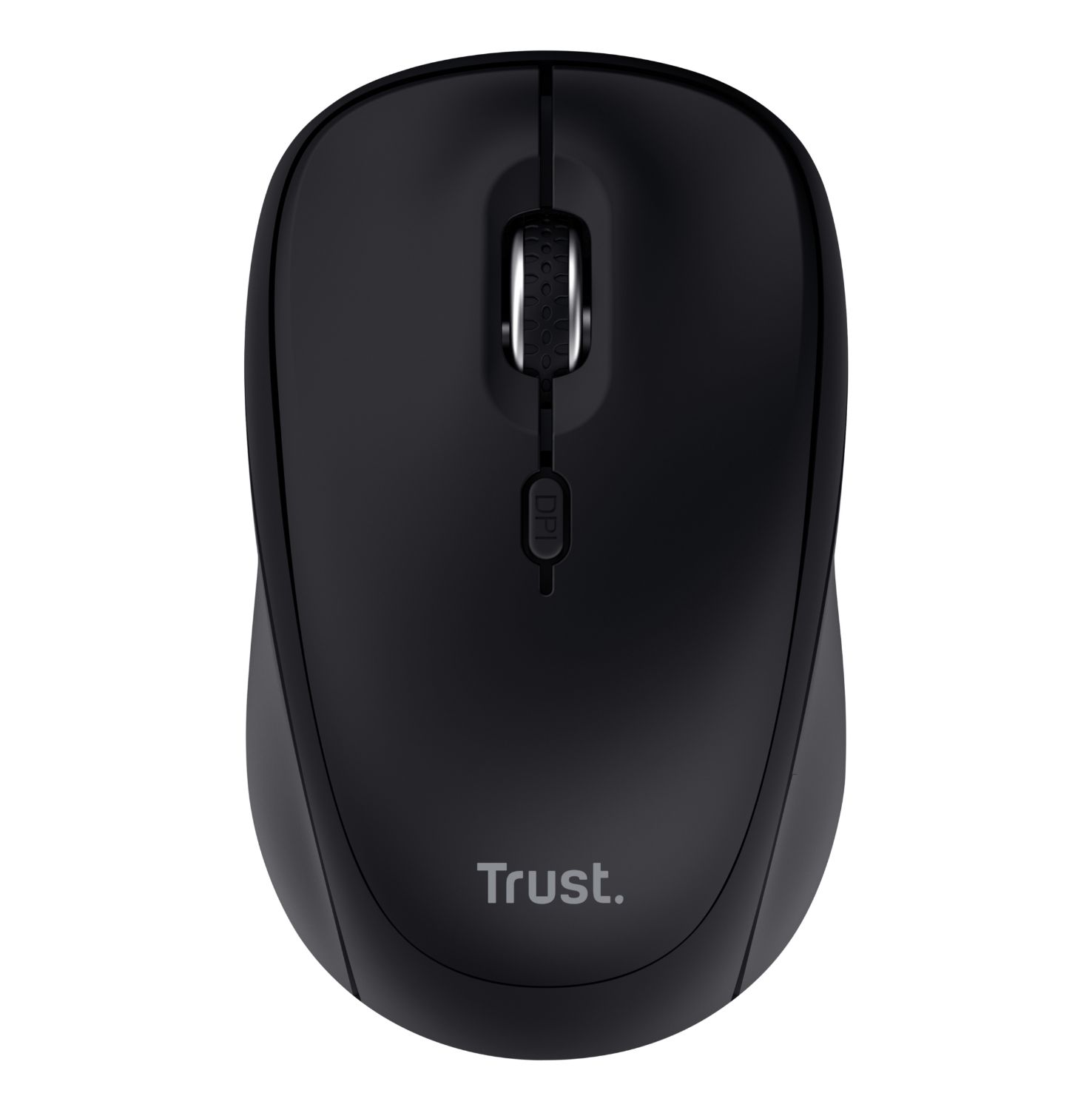 25440 - Ratn Trust Yvi+ ptico Ambidextro Multidispositivo Silencioso RF Wireless 2.4GHz/Bluetooth 1600dpi 3 Botones Negro (25440)