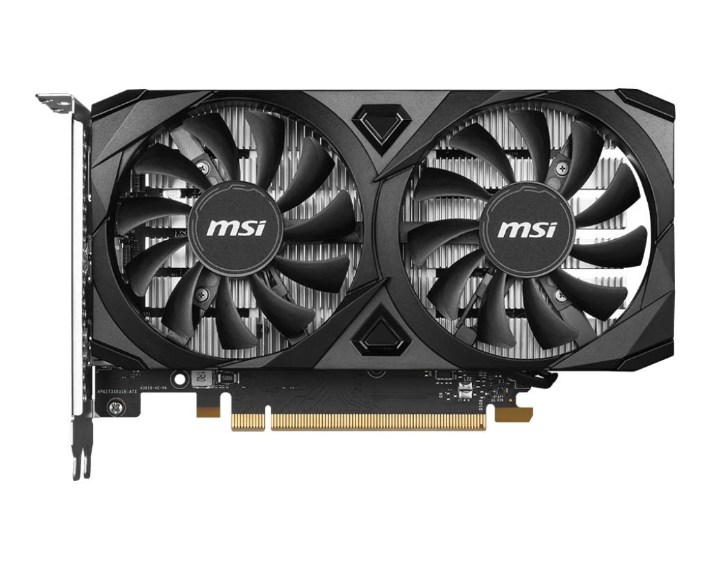 912-V812-056 - Tarjeta Grfica MSI RTX 3050 VENTUS 2X E 6G OC 6Gb GDDR6 1xDP 1.4a 2xHDMI 2.1 8xPCIe 4.0 HDCP Nvidia G-Sync OpenGL 4.6 DirectX 12 Ultimate (912-V812-056)