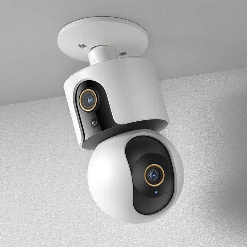 SMART CAMERA C500 DUAL - Cmara IP XIAOMI C500 Dual PTZ 2K 4mp H.265 IA Altavoces/Micrfono Incorporados WiFi 6 DualBand Bluetooth 5.3 Interior Visin Nocturna LED/IR Escritorio Control desde APP Blanca (BHR8755EU)