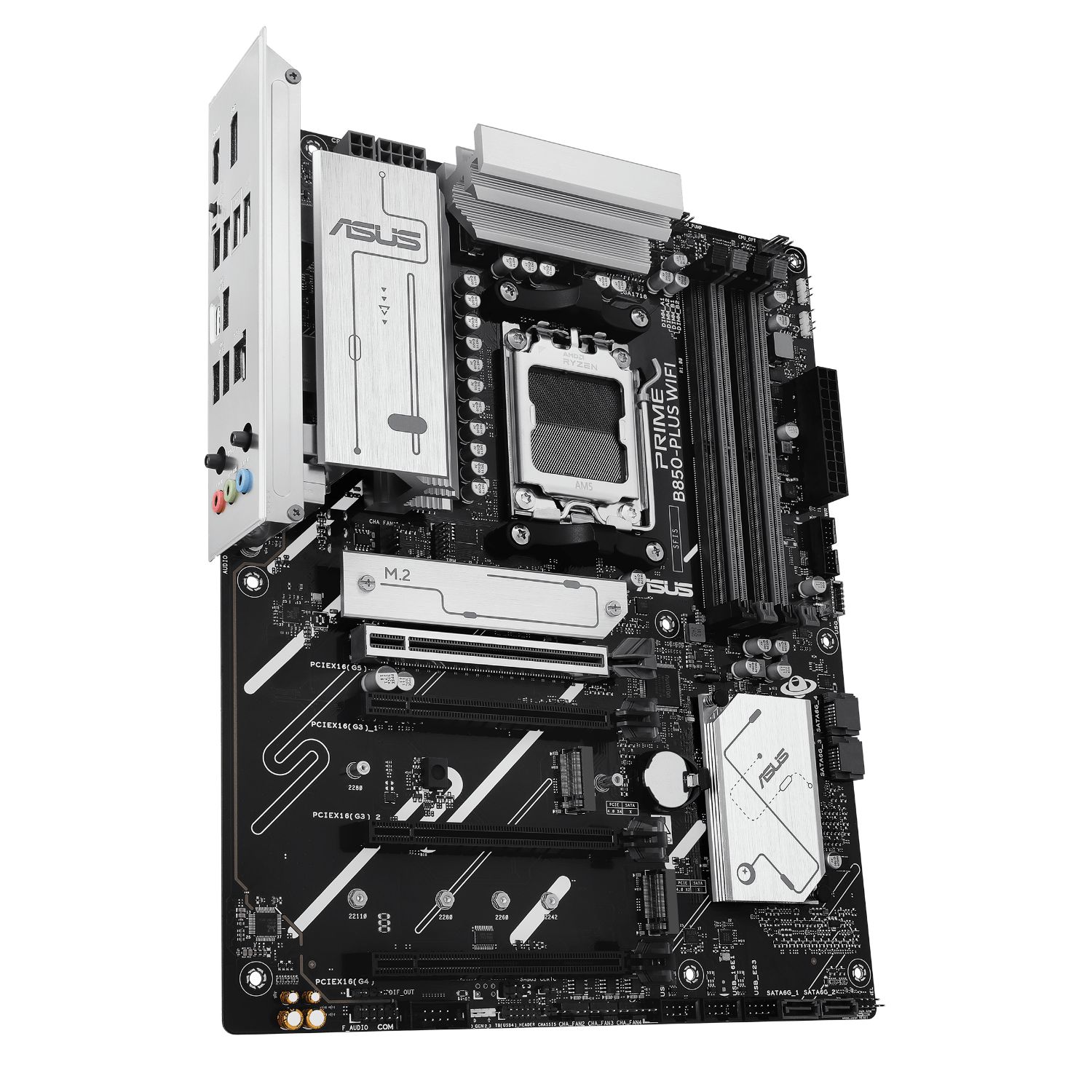 90MB1L80-M0EAY0 - Placa base ASUS PRIME B850-PLUS WIFI: (AM5) 4DDR5 M.2 SATA3 PCIe USB-A/C DP HDMI RJ45 7.1 ATX WiFi 6E Bluetooth 5.3 Ethernet 2.5GbE
