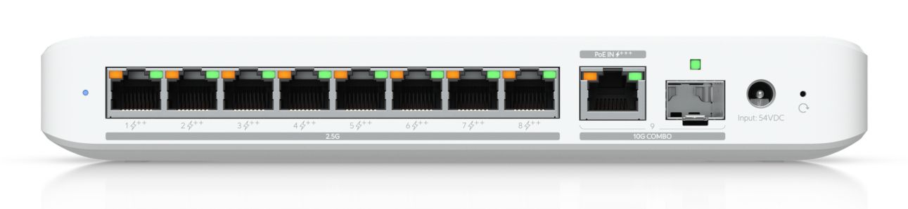 USW-FLEX-2.5G-8-POE - Switch UBIQUITI 8p 2.5GbE Poe++, RJ45/SFP+ 10GbE (USW-FLEX-2.5G-8-POE)