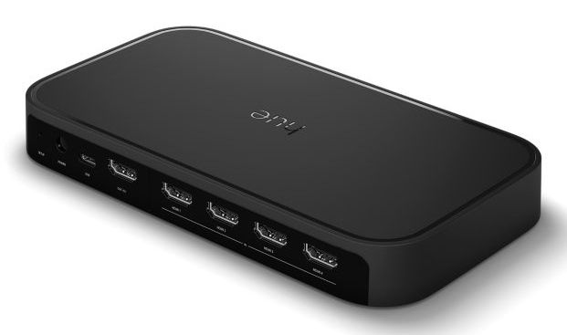 929003499601 - Hub Philips Hue Play HDMI Sync Box 8K 60Hz y 4K 120Hz. 4HDMI2.1, compatible con asistentes de voz, Conecta hasta 10 luces Philips Hue, Negro. (929003499601)