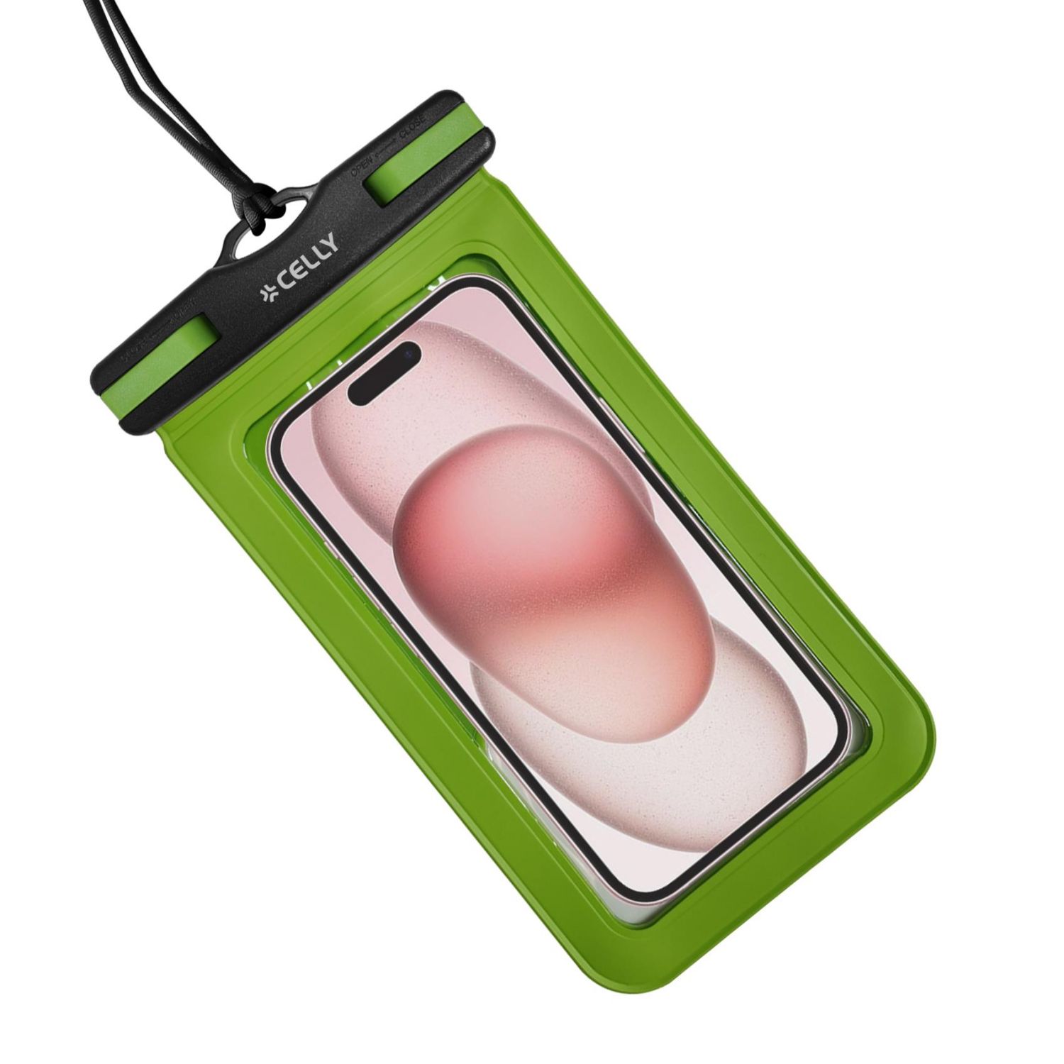 SPLASHBAG25GN - Funda impermeable CELLY para smarphone Hasta 7