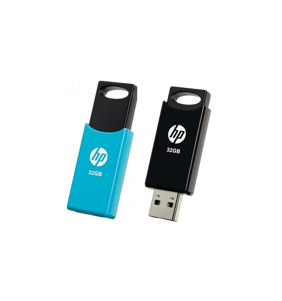 HPFD212-32-TWIN - Pendrive HP V212W 32Gb Usb2.0 2unidades Negro/Azul (HPFD212-32-TWIN)