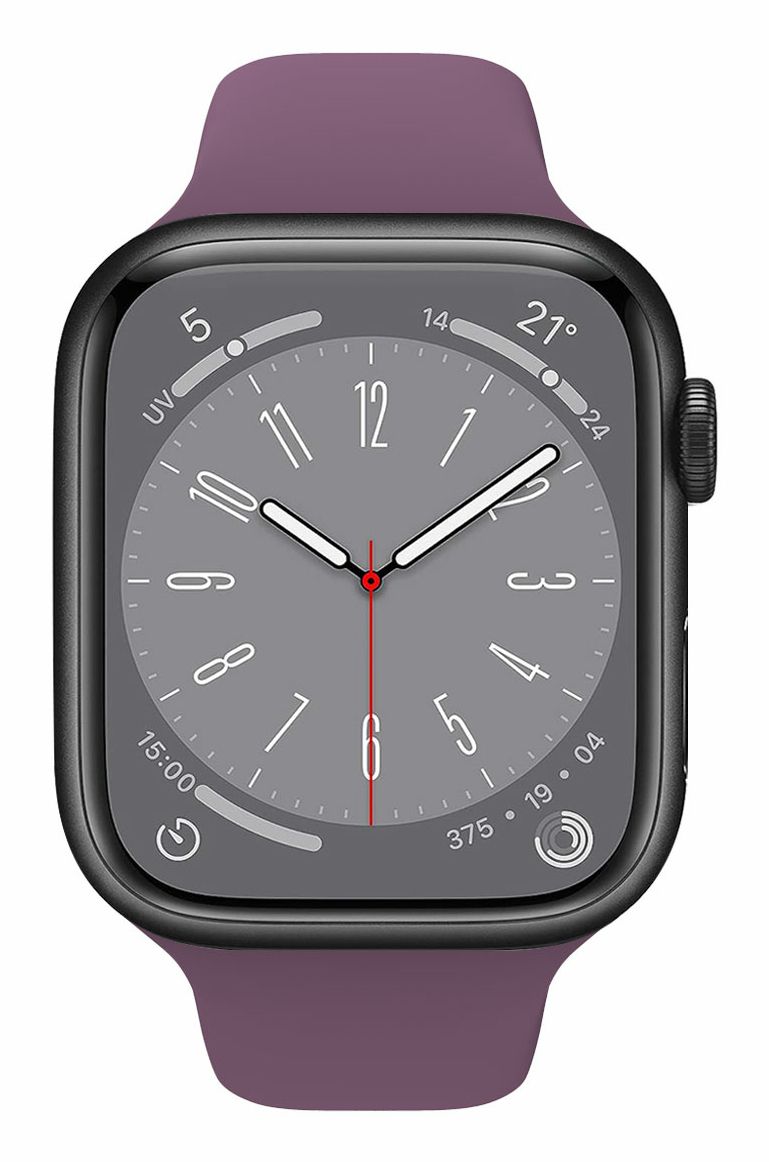 WBANDSIL40VL - Correa CELLY para AppleWatch sistema de cierre con pasador 38/41/41mm de silicona suave Violeta (WBANDSIL40VL)