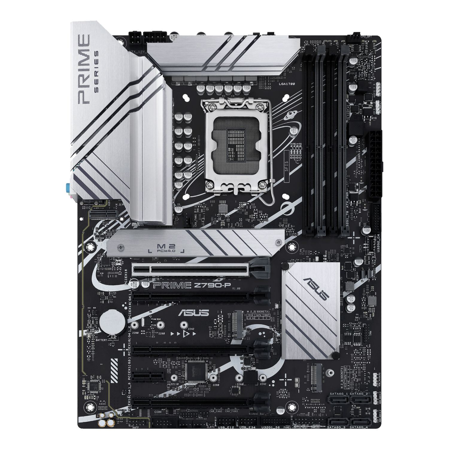 90MB1CK0-M1EAY0 - ASUS PRIME Z790-P: (1700) 4DDR5 HDMI DP Usb-A Usb-C PCIe5.0 4xSATA6Gb/s 3xM.2 ATX