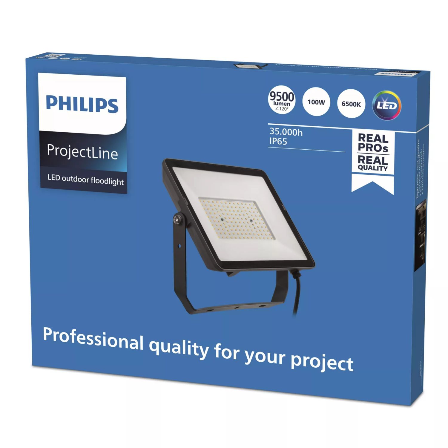 911401864584 - Foco Proyector Philips ProjectLine, de 100W. Ideal para uso domstico o profesional. 6500K (911401864584)