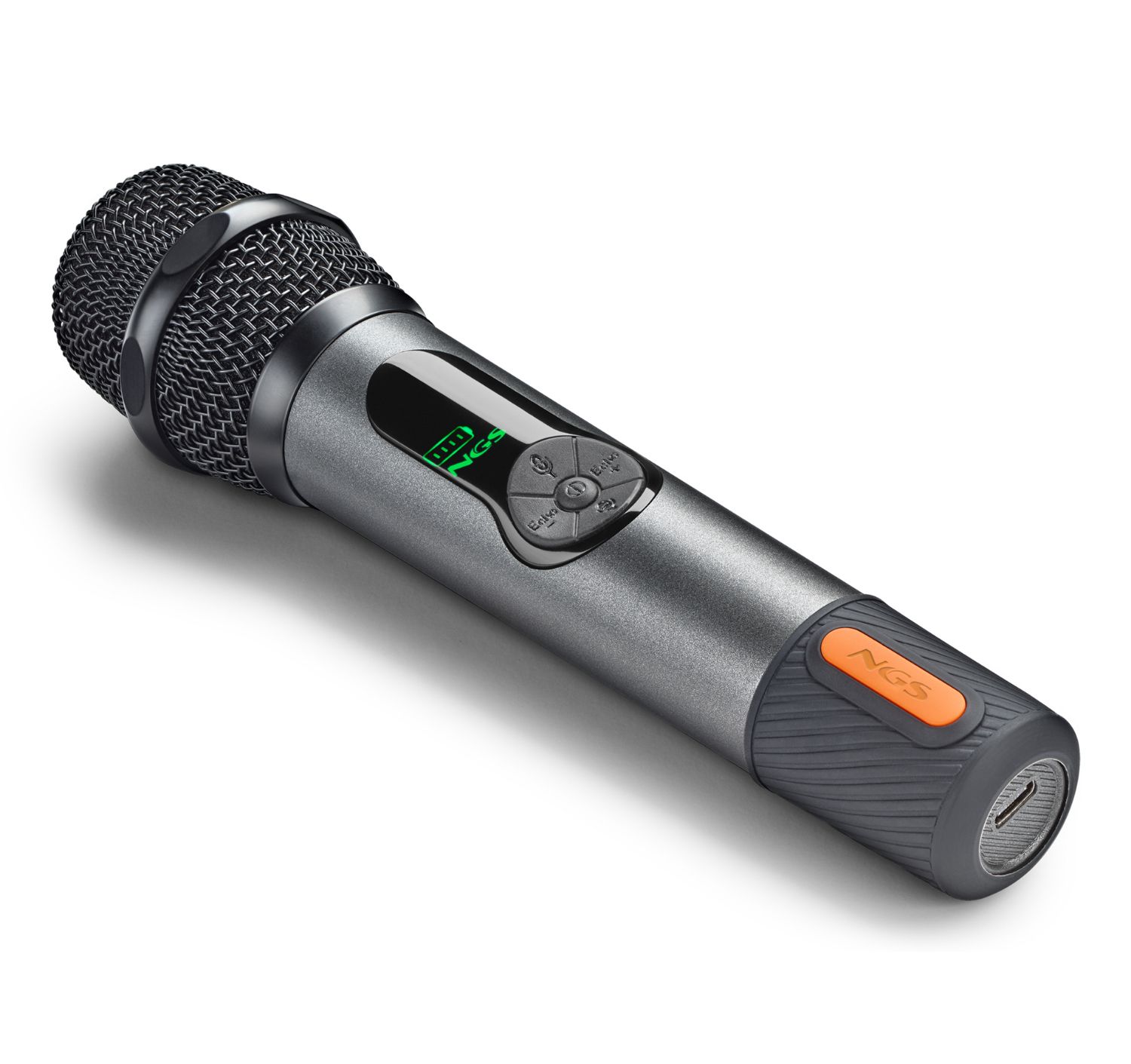 SINGERSTAR - Micrfono NGS Wireless +Adaptador Jack6.3mm, hasta 30h, 2.4Ghz. (SINGERSTAR)
