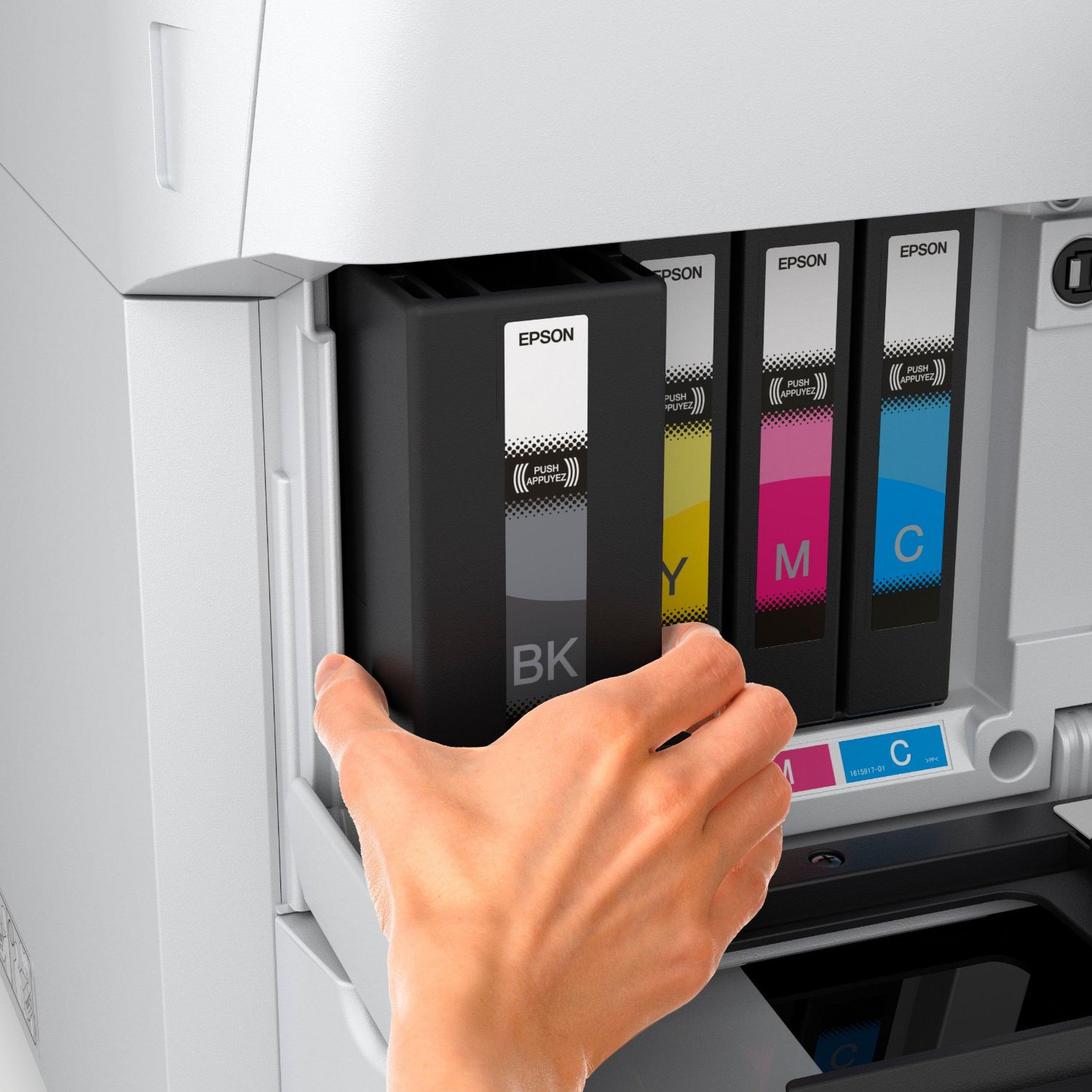 C11CL35401 - Impresora Multifuncin Epson EM-C7100DWF Pantalla Color Tctil 4800x1200dpi Color A3 USB-A/B WiFi Ethernet GbE Fax Blanca (C11CL35401)