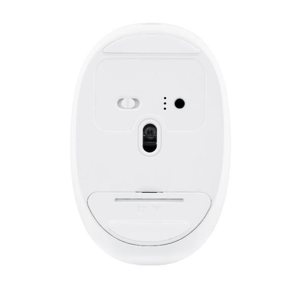 NXMDWS101 - Raton NILOX Dual-Wireless 3.0 y 5.2, Recargable, Incluye un cable Usb- C para la carga. Blanco (NXMDWS101)