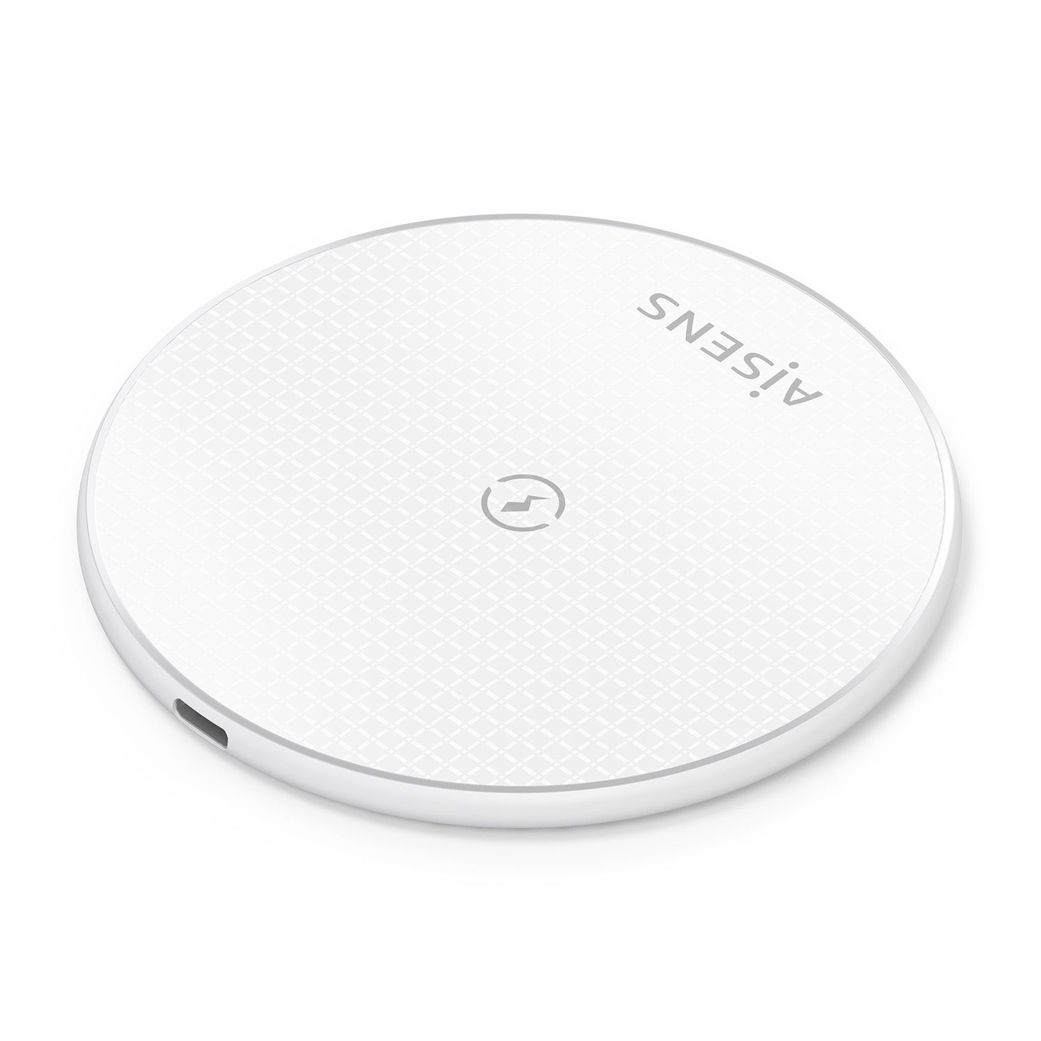 ASCH-15W1WC057-W - Cargador AISENS Inalmbrico Qi Usb-C 15W/5W Blanco (ASCH-15W1WC057-W)
