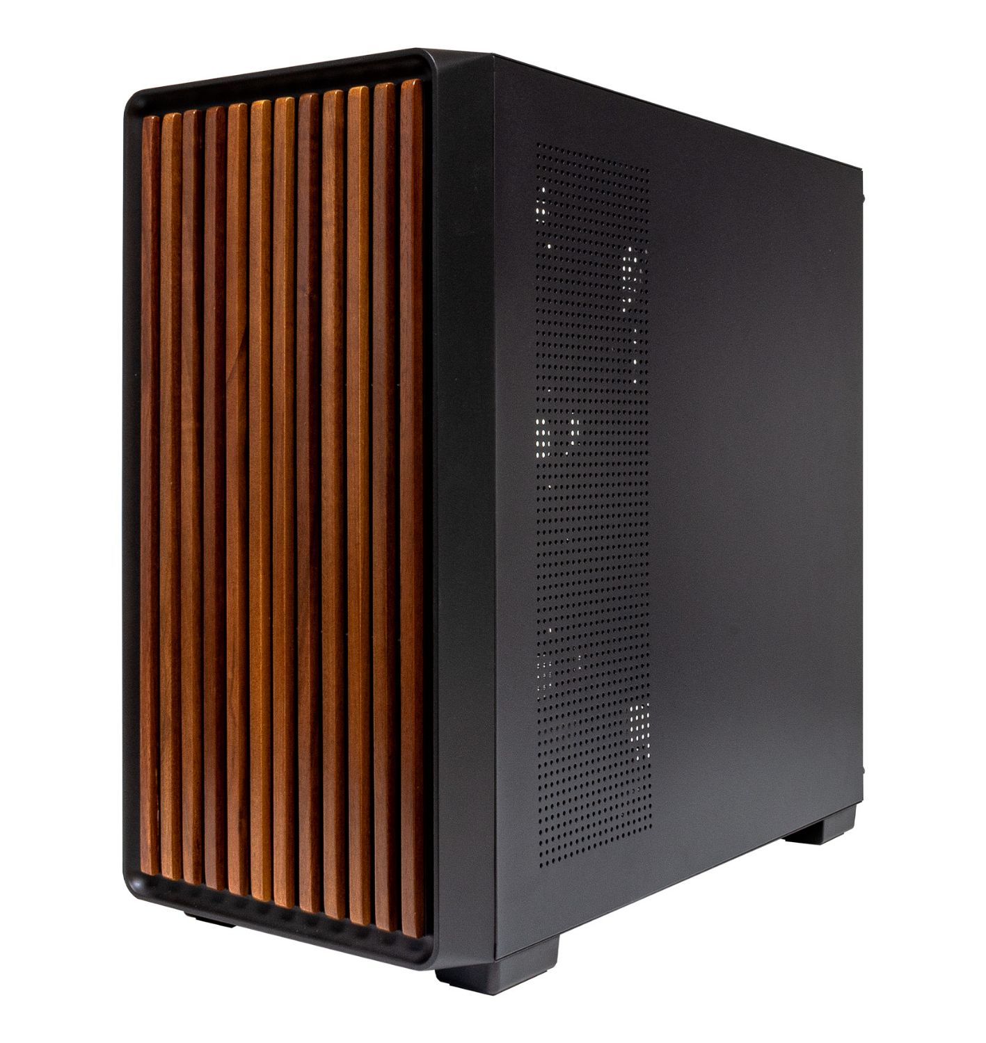 UK121804 - Caja UNYKA Revelat Madeira Usb3.0-C, lateral Cristal Templado, ATX, Negra. (UK121804)