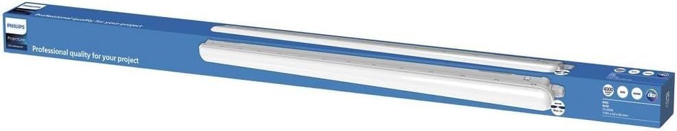 911401815685 - Regleta de luz LED PHILIPS Projectline, estanca, IP65, Luz blanca natural 4000K, 4000L,120cm. (911401815685)