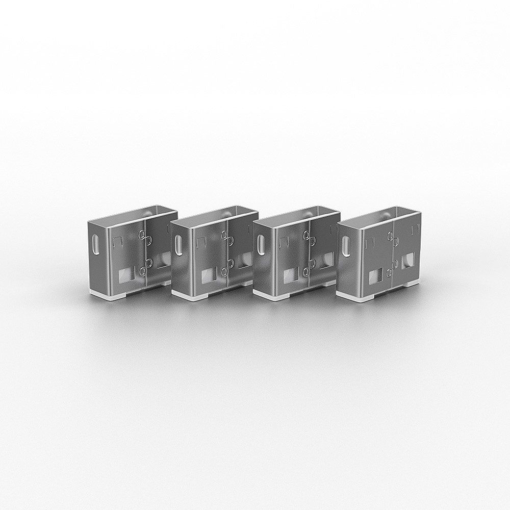 40454 - Llave LINDY Bloqueadora de puerto Usb-A 4Unidades, Blanca (40454)