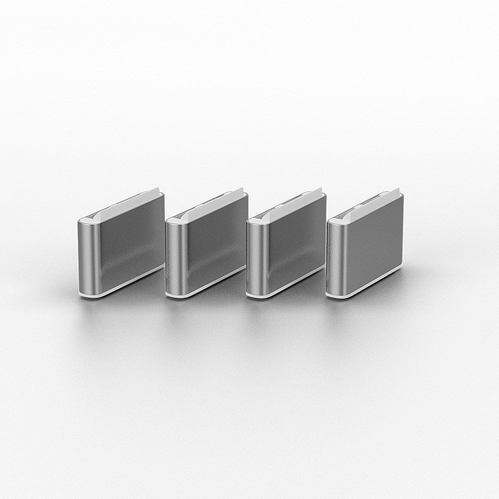 40439 - Bloqueadores de puerto LINDY Usb-C Sin llave 10unidades Blanco (40439)