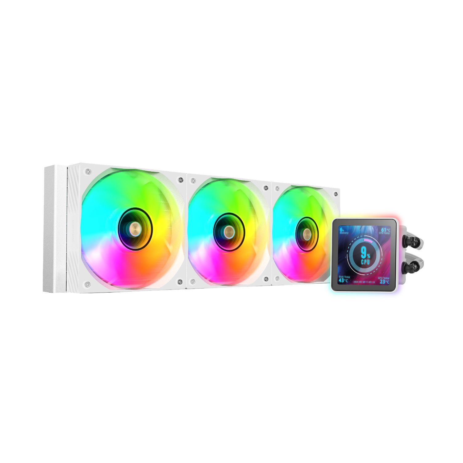 MLVISIONPRO360W - Refrigeracion Lquida CPU Mars Gaming 3x120mm Blanco (MLVISIONPRO360W)