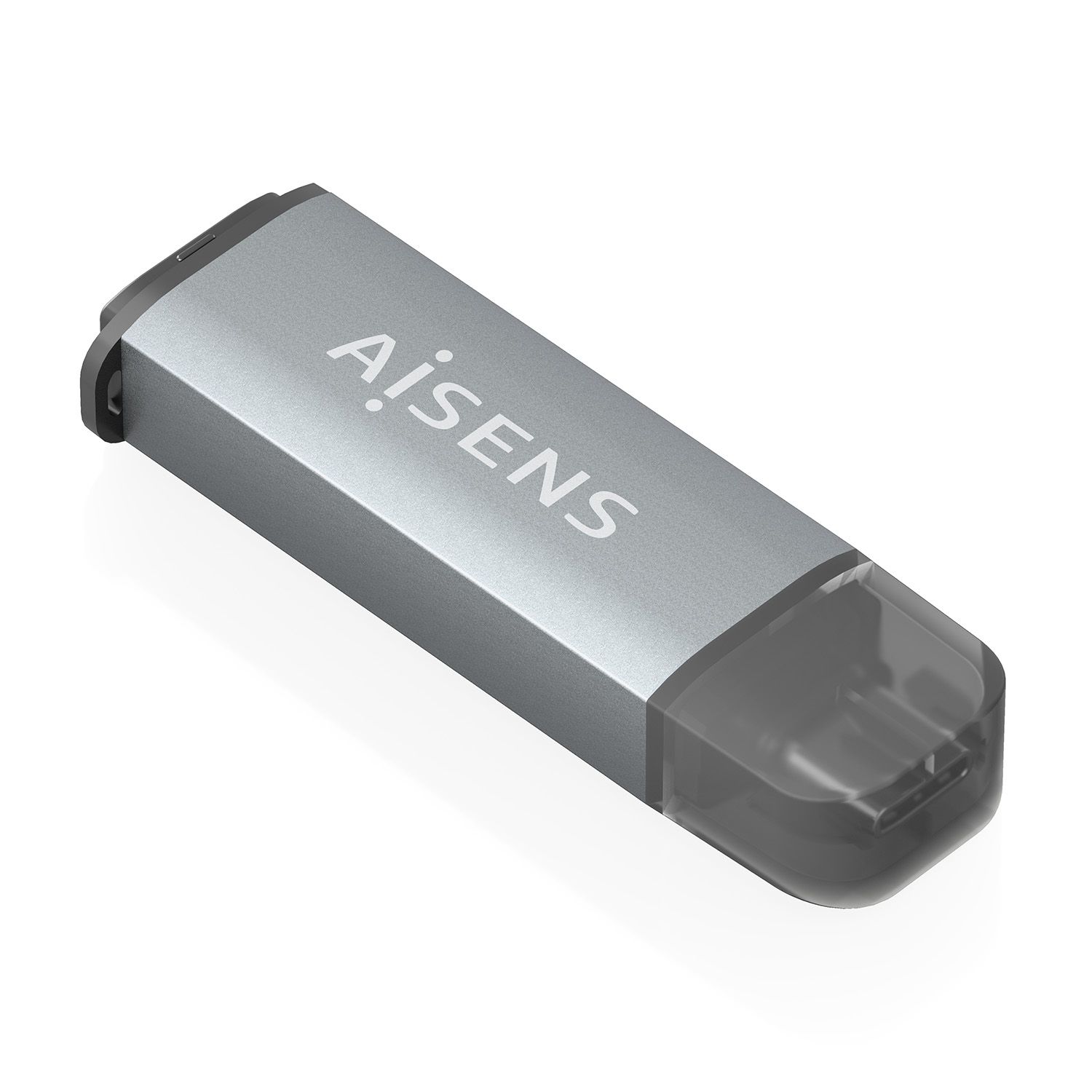 ASCR-2C10-GR - Lector Tarjetas AISENS USB-C 3.0 Gris (ASCR-2C10-GR)