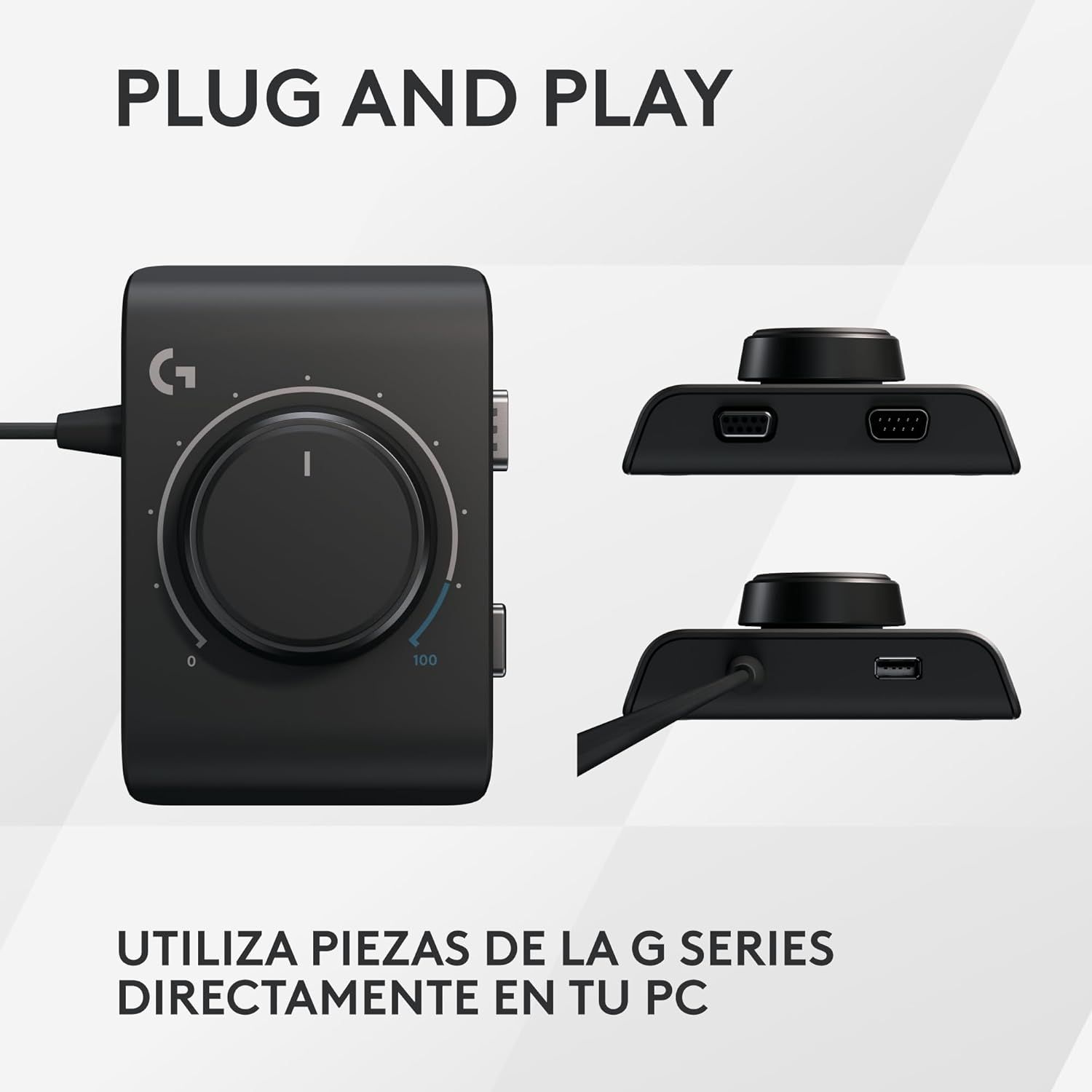 943-000435 - Adaptador Logitech del Controlador de Juego PC/Xbox/PS5 Negro (943-000435)