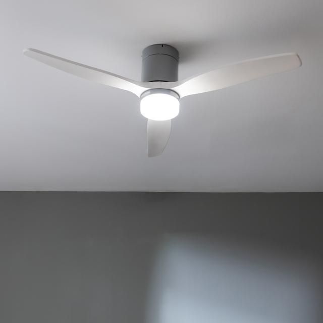 08532 - Ventilador de Techo CECOTEC EnergySilence Aero 5600 Aqua IronWhite 3 Aspas 40W WiFi (08532)