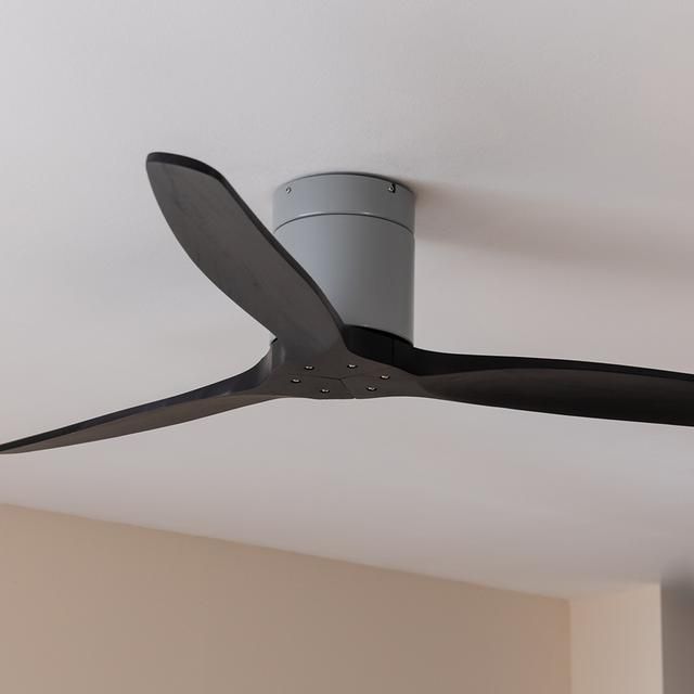 08513 - Ventilador de Techo CECOTEC EnergySilence 5500 Aqua IronBlack 40W 3 ASpas WiFi (08513)