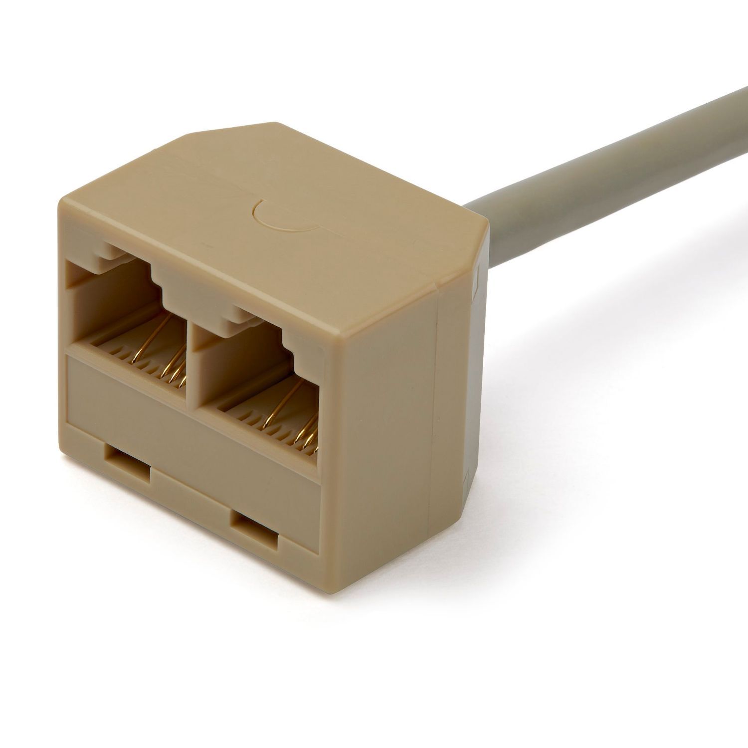 RJ45SPLITTER - Adaptador StarTech Divisor Splitter RJ45 2 a 1 Gris (RJ45SPLITTER)