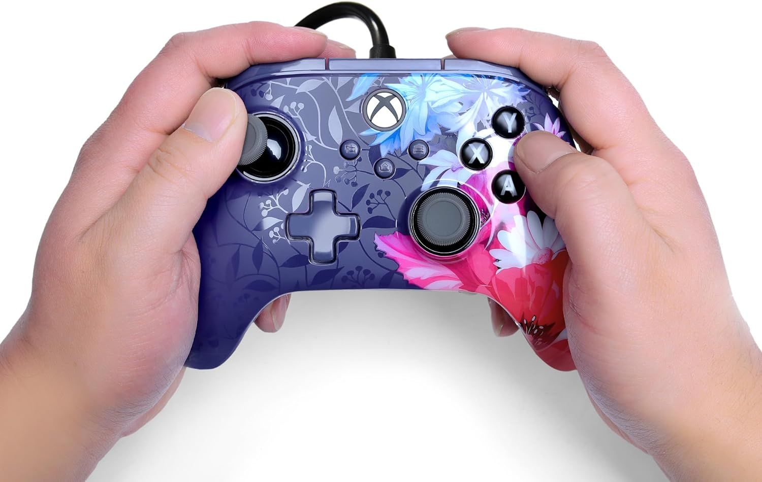 XBGP0473-01 - GamePad PowerA Advantage Plus Xbox Series X/S Night Blossom Cable USB-C 3m (XBGP0473-01)