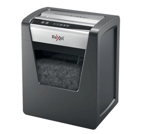 2104575EU - Destructora Rexel Momentum M510 nivel de seguridad P5, hasta 10 hojas de una vez, papelera de 23Litros. (2104575EU)