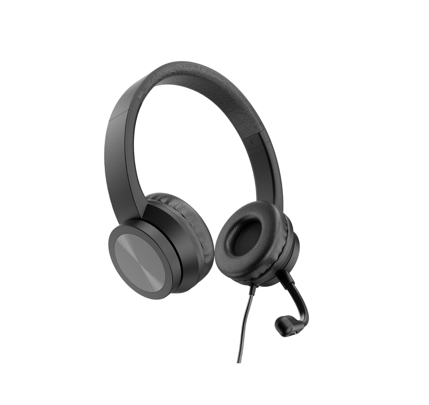 POLONA05B - Auriculares+Micrfono CONCEPTRONIC Circumaurales Binaurales USB-A Negros (POLONA05B)