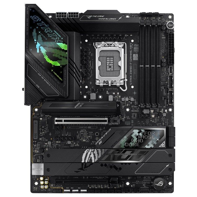 90MB1I40-M0EAY0 - Placa base ASUS ROG STRIX Z890-F GAMING WIFI: (1851) 4DDR5 M.2 SATA3 PCIe USB DP HDMI RJ45 7.1 ATX WiFi 7 Bluetooth 5.4 Ethernet 2.5 GbE