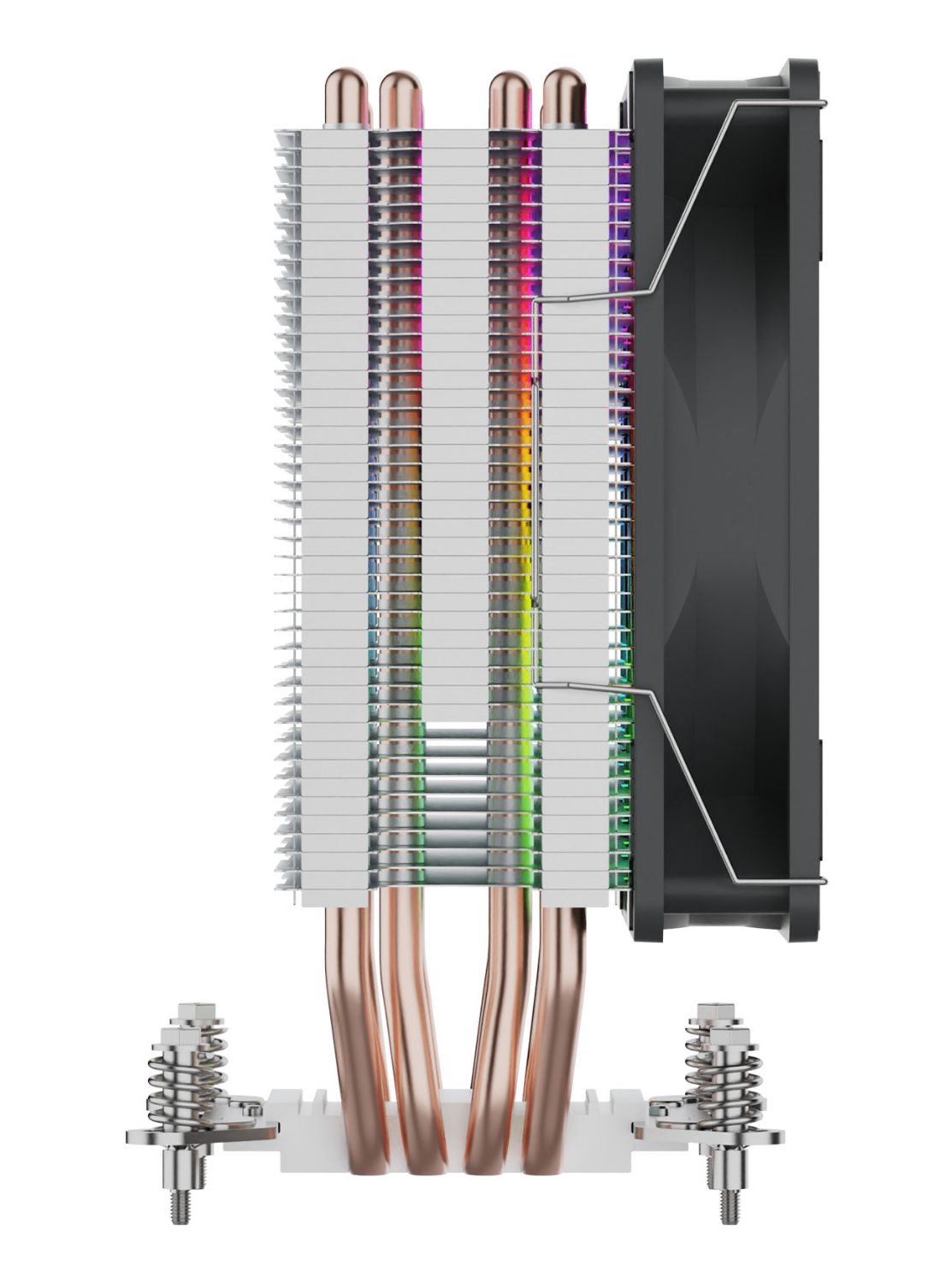 UK324101 - Ventilador CPU UNYKA UNYCOOL H40 ARGB Multisocket 90mm Gris (UK324101)