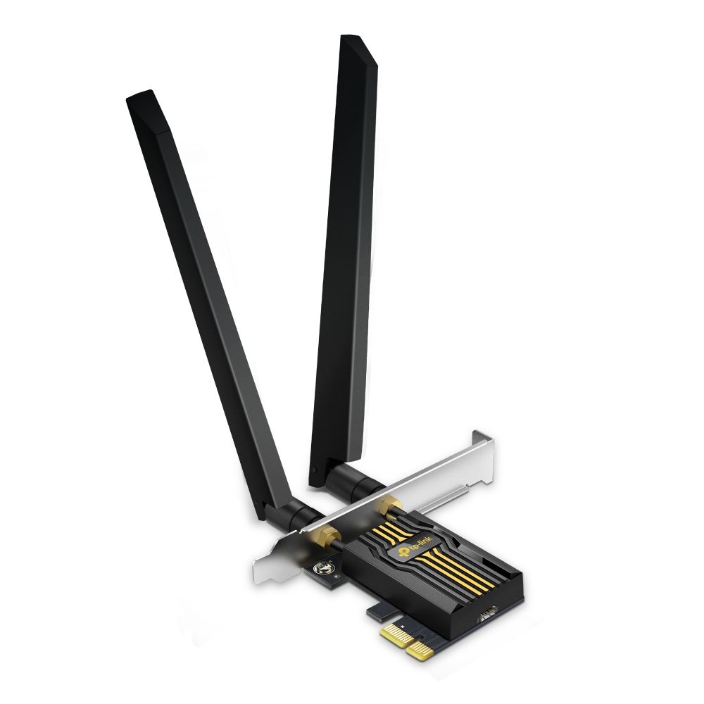 ARCHER TBE400E - Adaptador TP-Link BE6500 PCIe WiFi 7 TriBand Bluetooth Dos Antenas Externas Negro (ARCHER TBE400E)