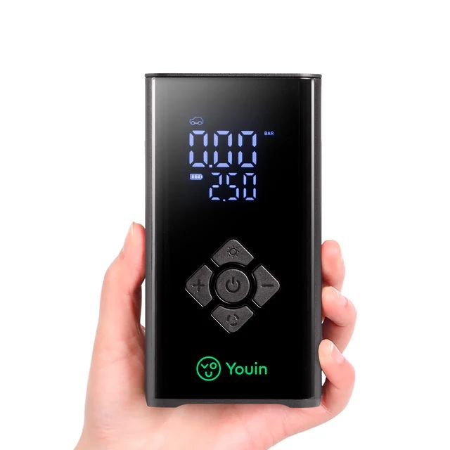 MA1022 - Compresor de Aire Youin elctrico, porttil, linterna integrada, batera interna de 2000 mAh. (MA1022)